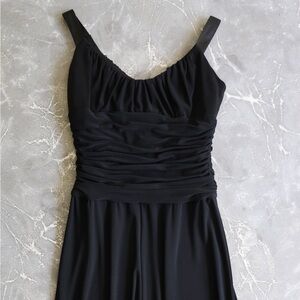 Evan Picone Strapless Black Dress